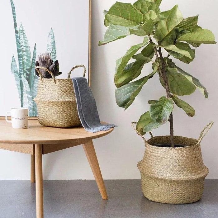 Frendo - Foldable Woven Bamboo Storage Basket BO-HA