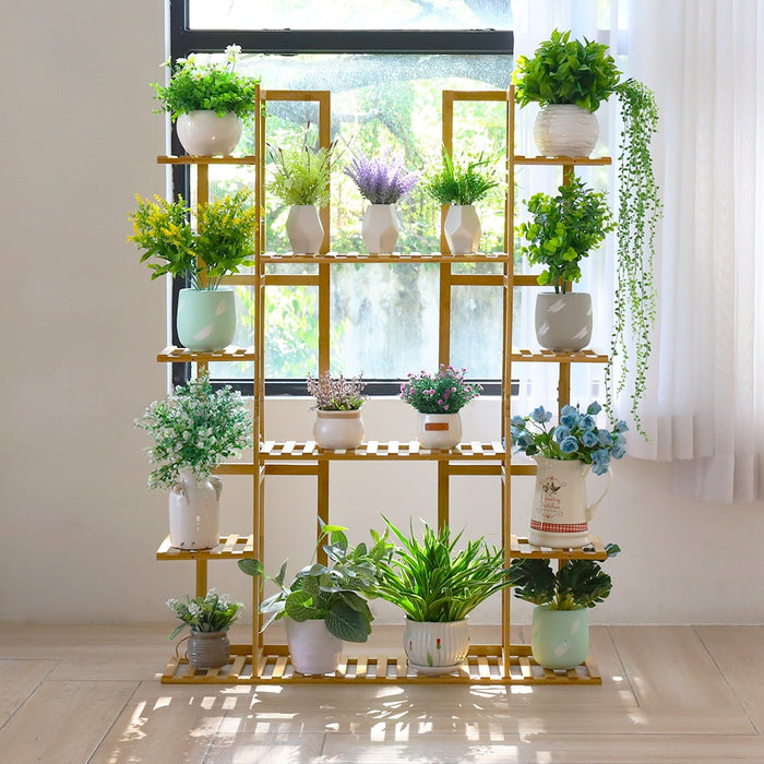 Pernilla - Tall Plant Stand Tiered Plant Stand Plant Shelf Indoor & Outdoor Plant Shelf Flower Stand BO-HA