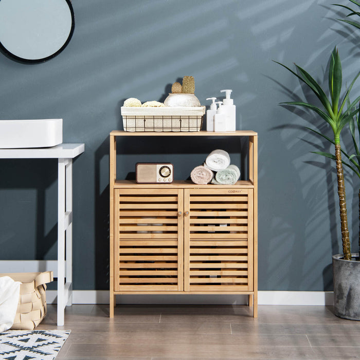 Fredrika - Bamboo Wood Storage Cabinets Bathroom Cabinets BO-HA Default Title