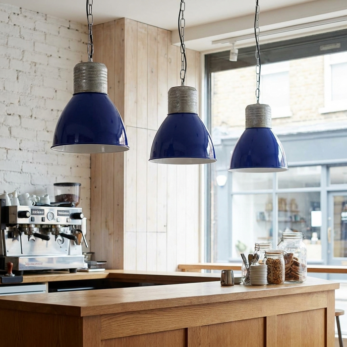 Silje – Industrial Enamel Pendant Light BO-HA