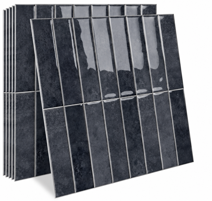 Ebba – Nordic Peel-and-Stick Kitchen Backsplash Tile BO-HA Storm Slate Grey