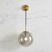 Olivia - Modern Glass Wall Sconces BO-HA Gold Single Wall Sconce
