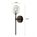 Hillevi - Retro Clear Glass Wall Lamp BO-HA
