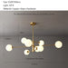 Arvidur Ball Led Hanging Pendant Lights  BO-HA 8 lights-A White light 