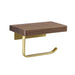 Cecilie - Toilet Roll Holder Brass Wood  BO-HA   
