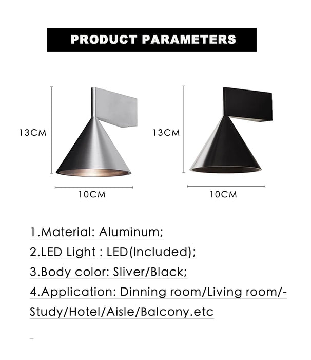 Siv – Modern Wall Mounted Spotlight in Nordic Style BO-HA