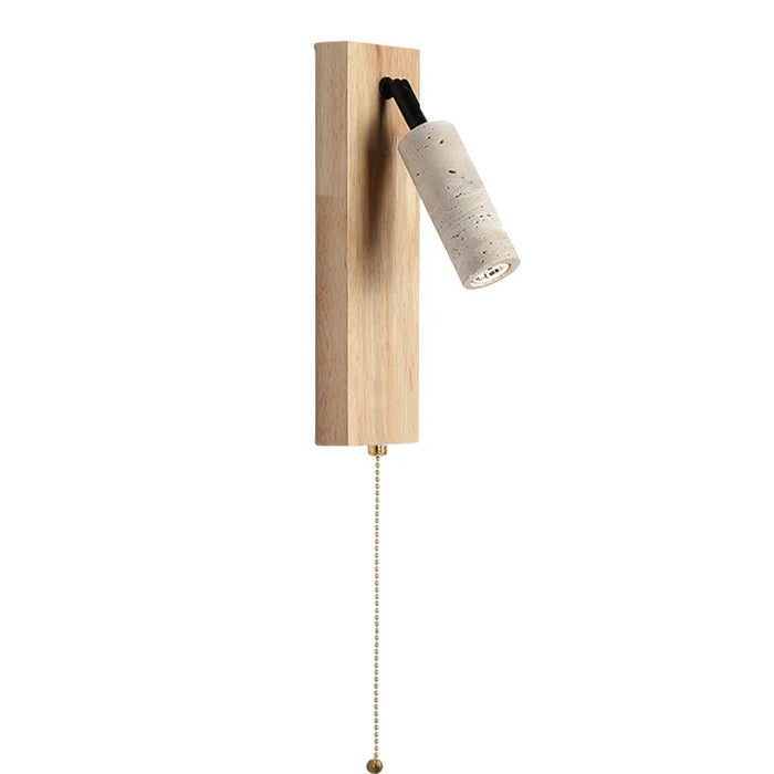 Inari – Adjustable Travertine LED Rotating Reading Sconce BO-HA