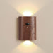 Odin - Motion Sensor Battery Operated Wall Sconces  BO-HA Dark Wood  