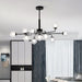 Dagfinn Nordic Black Ceiling Chandeliers Glass Light  BO-HA   