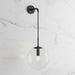 Olivia - Modern Glass Wall Sconces BO-HA Black Single Wall Sconce