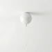 Elo – Bauhaus Colorful Wall / Ceiling Light with Pull Switch BO-HA Ceiling Version White Small