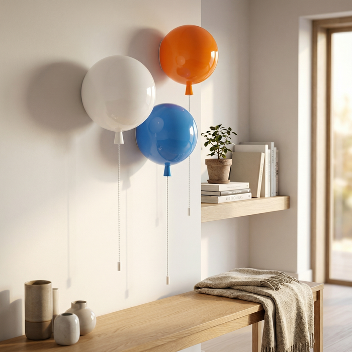 Elo – Bauhaus Colorful Wall / Ceiling Light with Pull Switch BO-HA