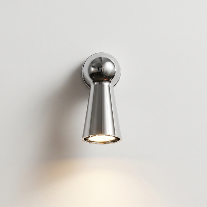 modern chrome adjustable wall light home office