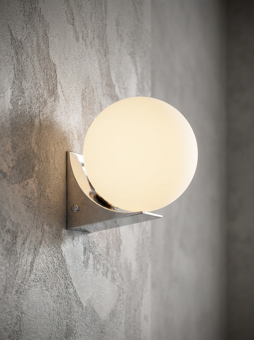 Solja – Modern Glass Orb LED Bedside Wall Sconce
