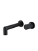 Idun – Nordic Wall-Mounted Single-Handle Bathroom Faucet BO-HA Matte Black