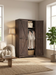 Torkil - Farmhouse Armoire Wardrobe with Barn Doors BO-HA
