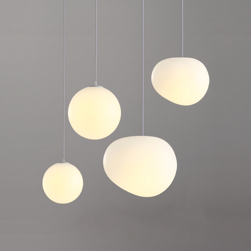 Nanna – Milk White Pebble Pendant Light Pendant Light BO-HA