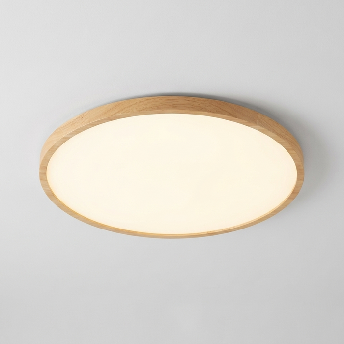Aske – Nordic Ultra-Thin Wood Ceiling Light BO-HA Light Wood · 40 cm