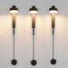 Emelie - Gold Wall Lamp with Dimmer Switch  BO-HA Black Three Sconces 