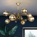 Eira - Glass bubble chandelier Kitchen Island light BO-HA