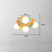 Jorma - Modern Nursery Ceiling Light For Childrens Lighting  BO-HA Colourful 4 