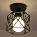 Karah - Industrial Semi Flush Mount Light  BO-HA   