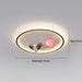 Alpo - Space Flush Mount Light Childrens Lighting  BO-HA Meniscus Black  