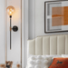 Hanna - Modern Glass Wall Sconce  BO-HA Amber  