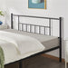 Birk - Queen Size Bed Frame Metal Bed Frame Queen Bed Frame with Storage  BO-HA   
