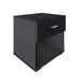 Ulf - Modern Black Nightstand Small Bedside Table  BO-HA   