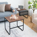 Vidar - Square Coffee Table with Storage Set of 2  BO-HA   