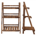 Frideborg - Tiered Plant Stand Plant Shelf Indoor & Outdoor Plant Shelf Flower Stand  BO-HA   