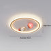 Alpo - Space Flush Mount Light Childrens Lighting  BO-HA Rocket Gold  