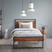 Saga - Wooden Bed Frame Twin Bed Frame  BO-HA   