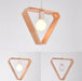 Asta - Geometric Hanging Wooden Lights For Bedroom  BO-HA   